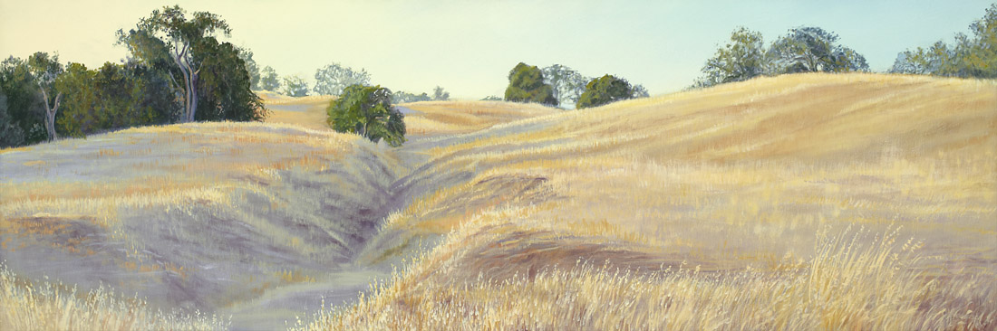 carmel hillside painting