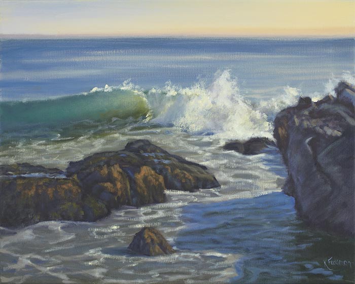 Leo carrillo state park beach painting