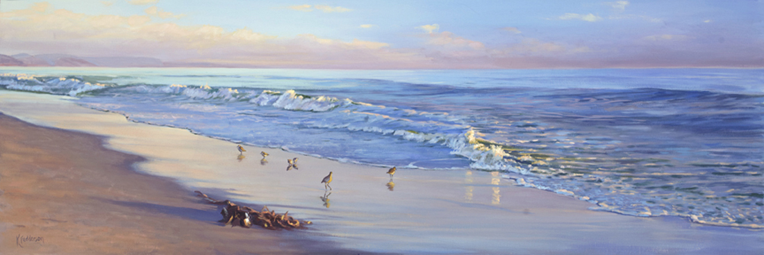 Butterfly Beach painting