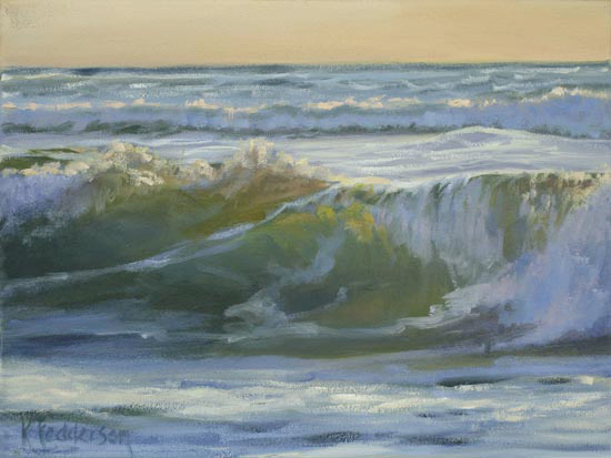 Karen fedderson sunlite wave  painting