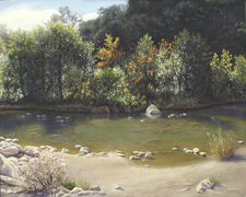 santa ynez river painting