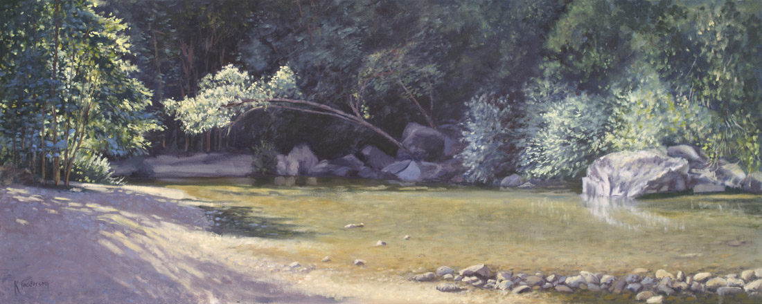 Big Sur River Landscape print