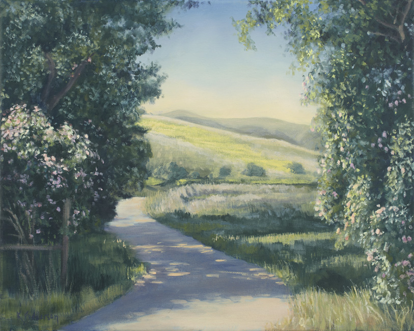 California Central Coast ranch painting