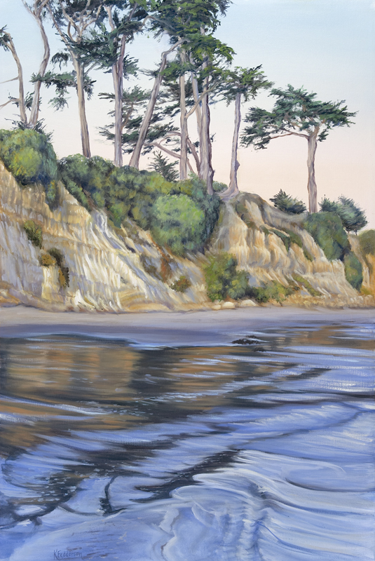 Late evening at east beach Santa Barbara