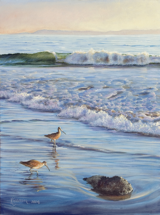 sea bird eating
