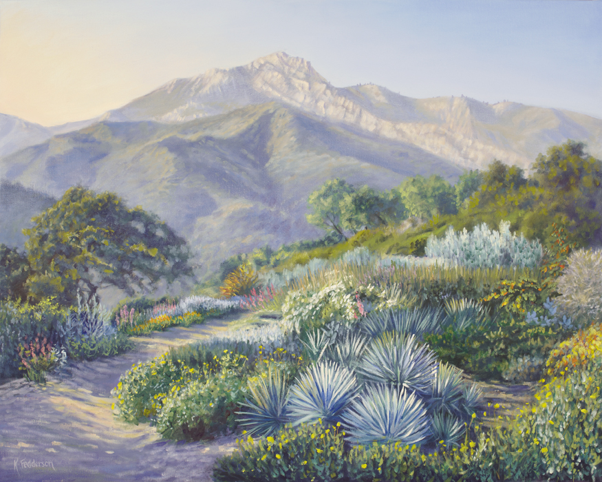 Santa Barbara hicking trails by the Bontanic Gardens