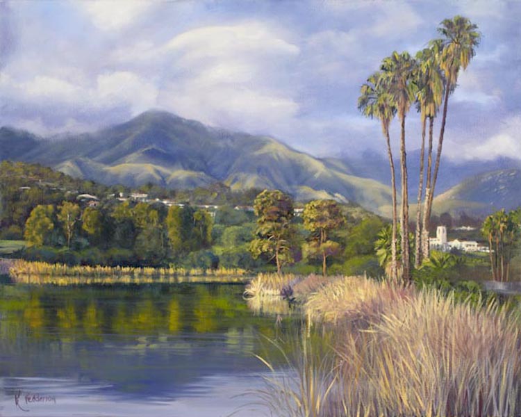 Santa Barbara Bird Refuge painting