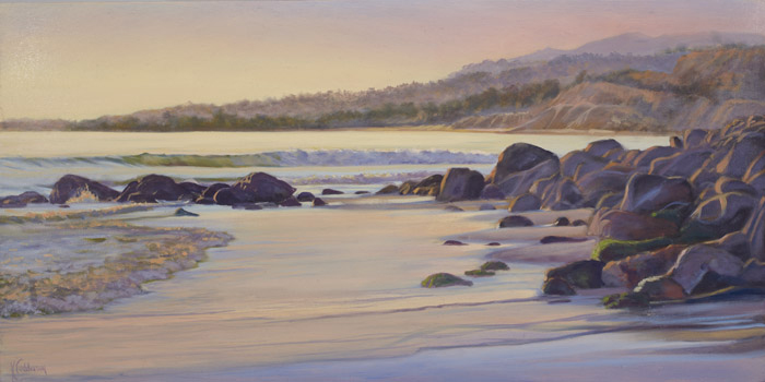 padaro lane view santa barbara painting