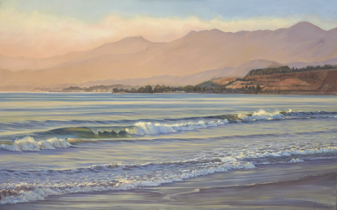 La conchita beach painting