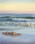 santa barbara beach painting